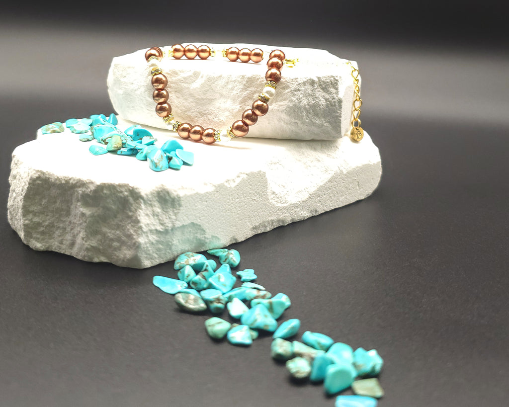 Brown Glass Bracelet