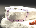 Purple Glass Beaded Bracelet