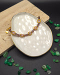 Purple Glass Beaded Bracelet