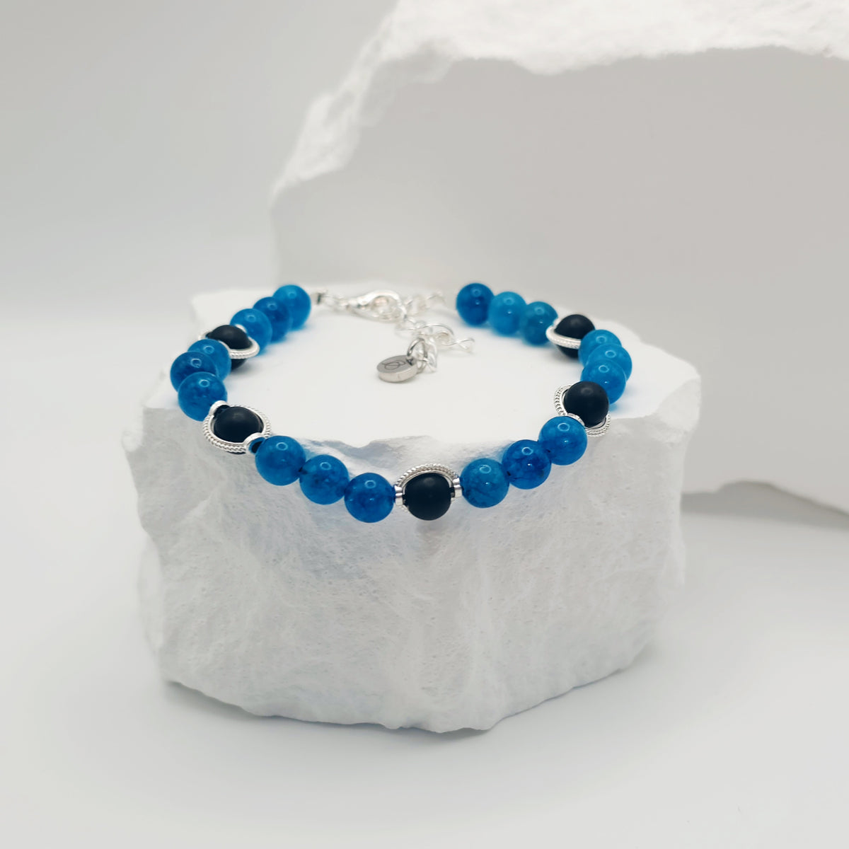Onyx and Kyanite Bracelet [For Resilience]
