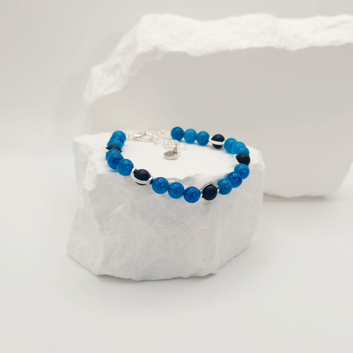 Onyx and Kyanite Bracelet [For Resilience]