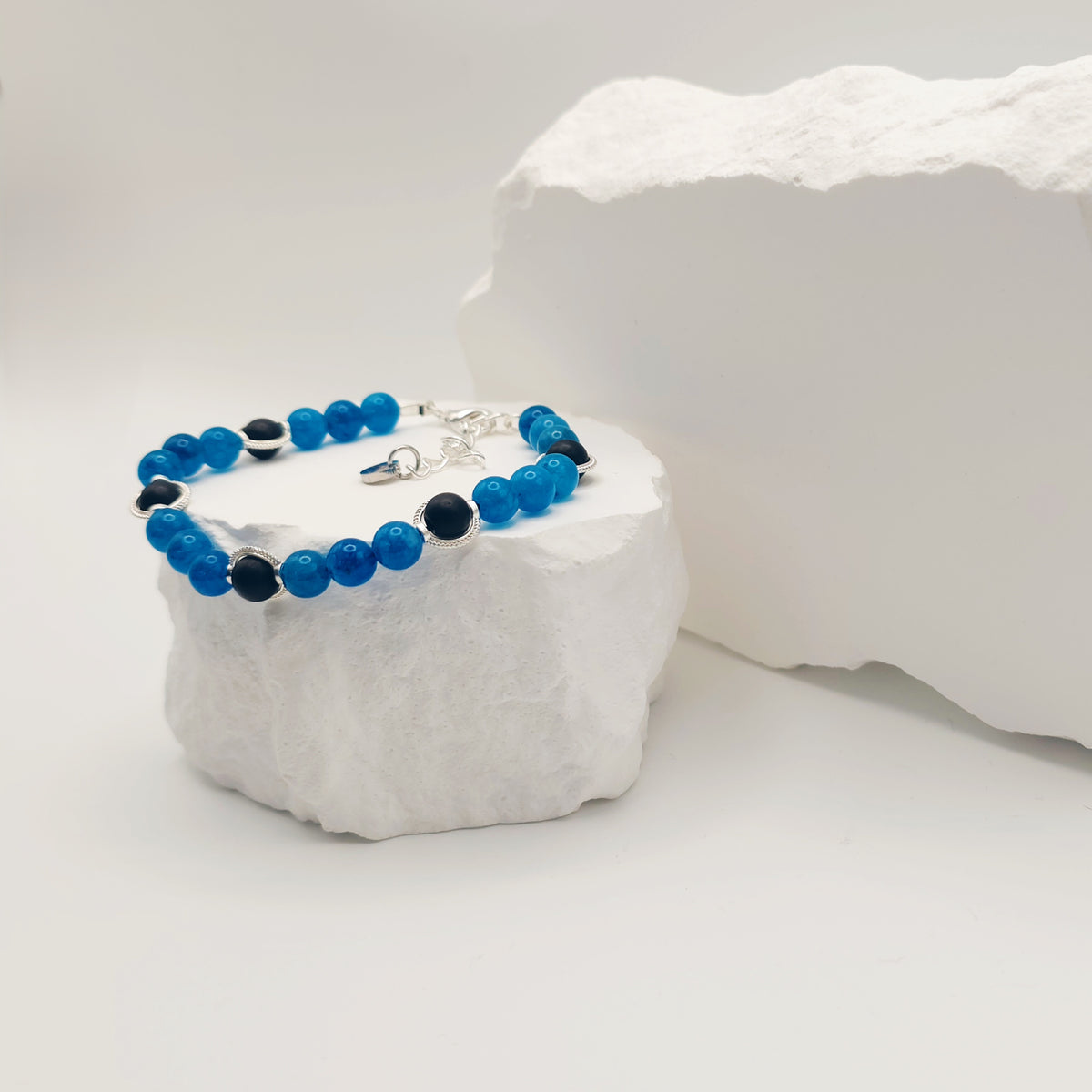 Onyx and Kyanite Bracelet [For Resilience]