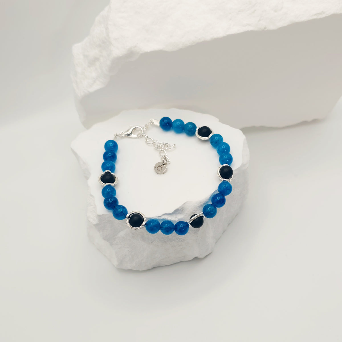 Onyx and Kyanite Bracelet [For Resilience]