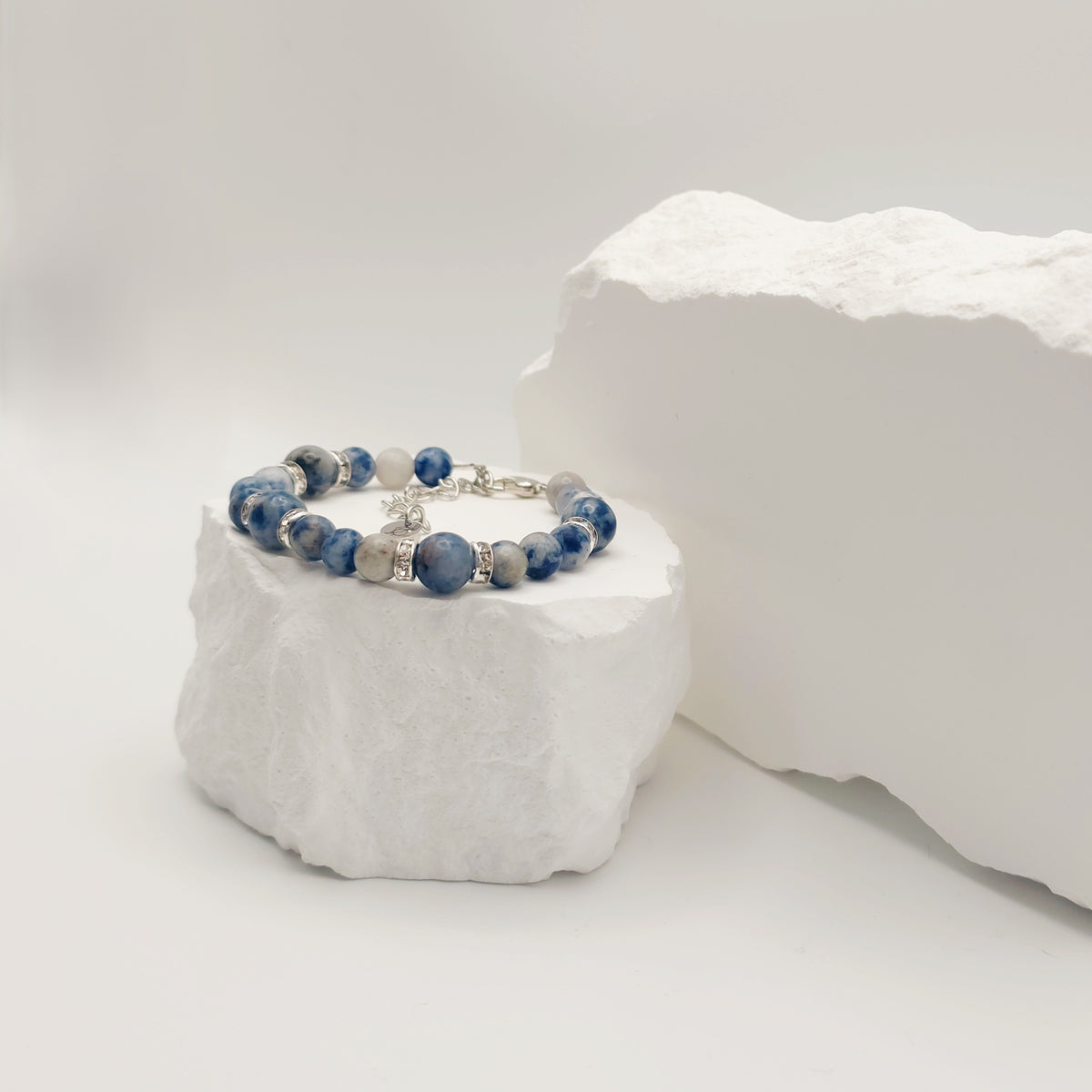 Blue Dot Jasper Bracelet