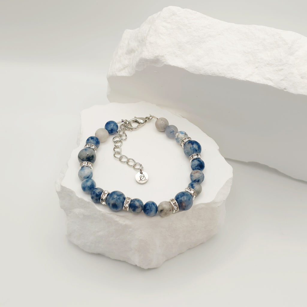 Blue Dot Jasper Bracelet