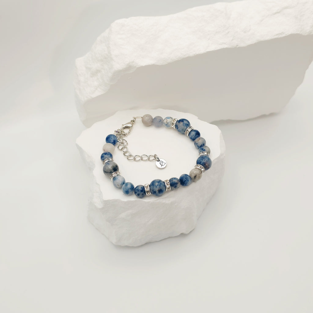 Blue Dot Jasper Bracelet