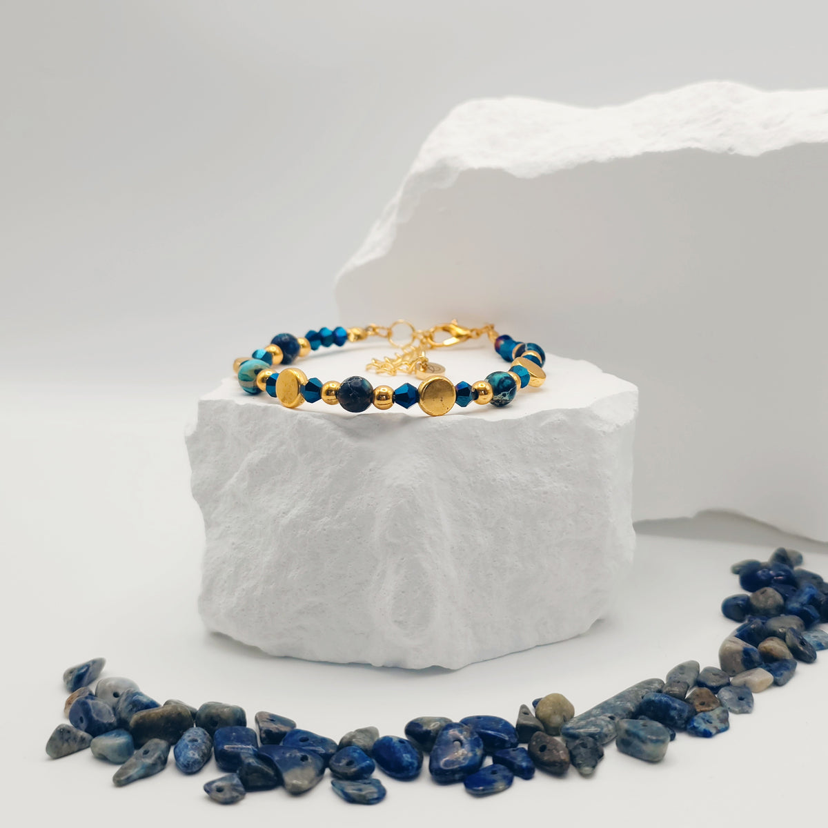 Blue Imperial Jasper Bracelet