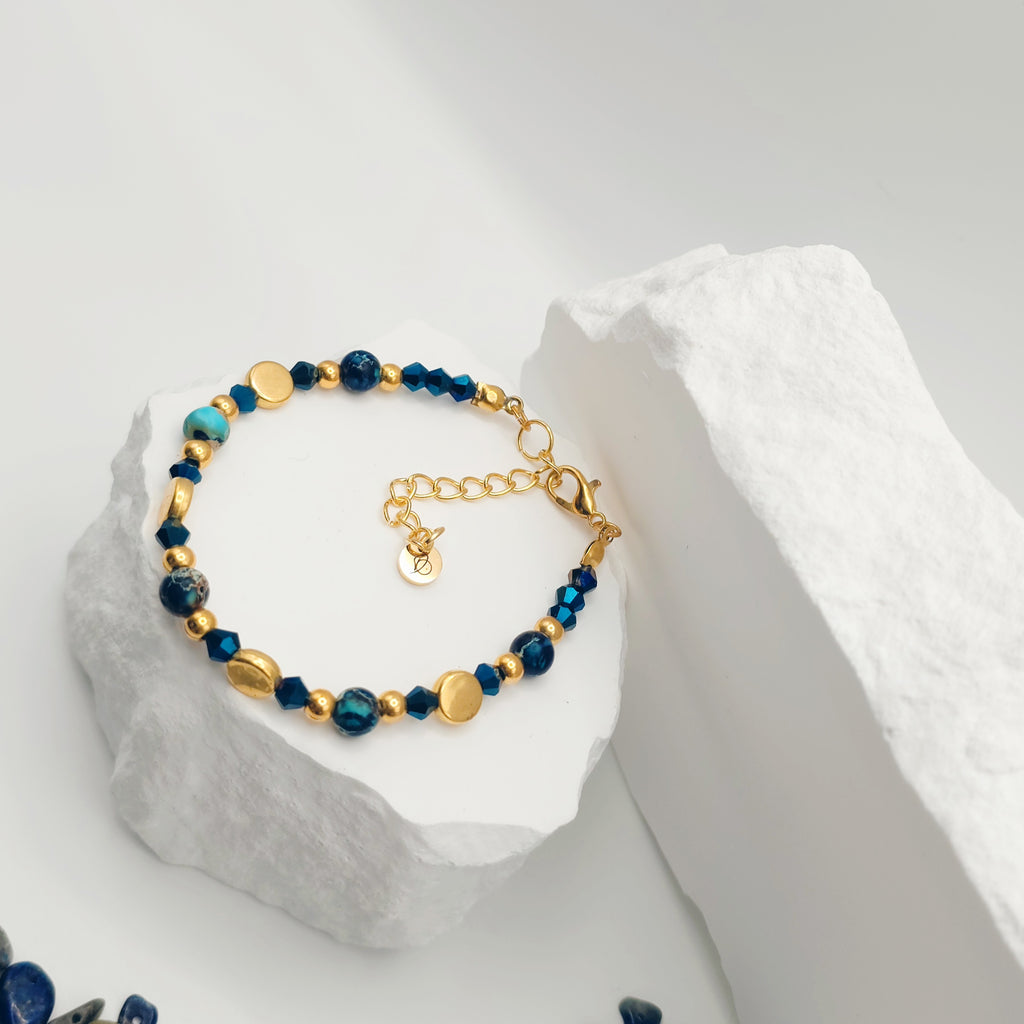 Blue Imperial Jasper Bracelet