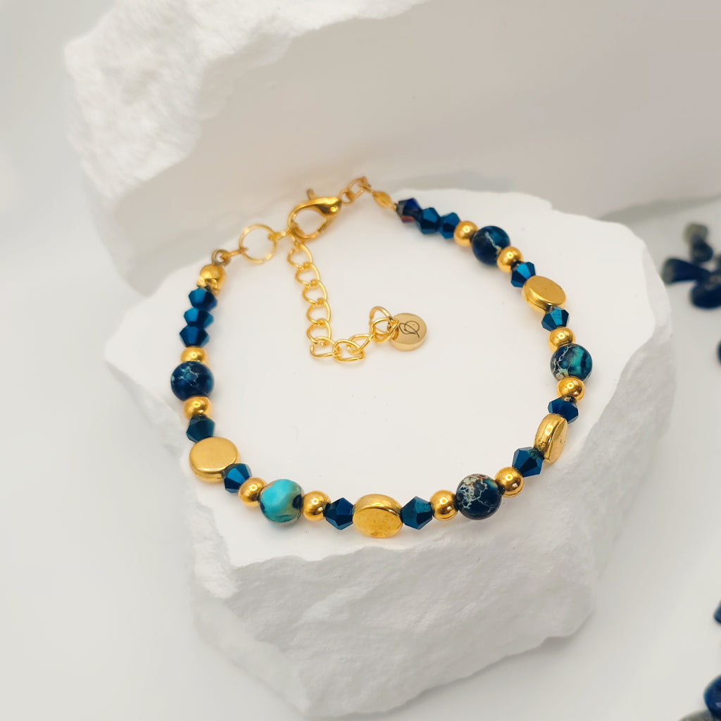 Blue Imperial Jasper Bracelet