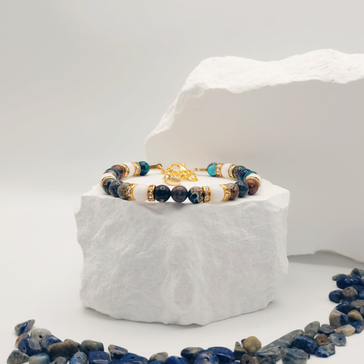 Blue Imperial Jasper Bracelet