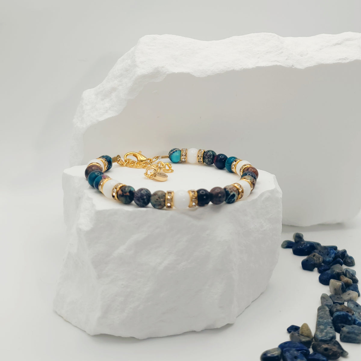 Blue Imperial Jasper Bracelet
