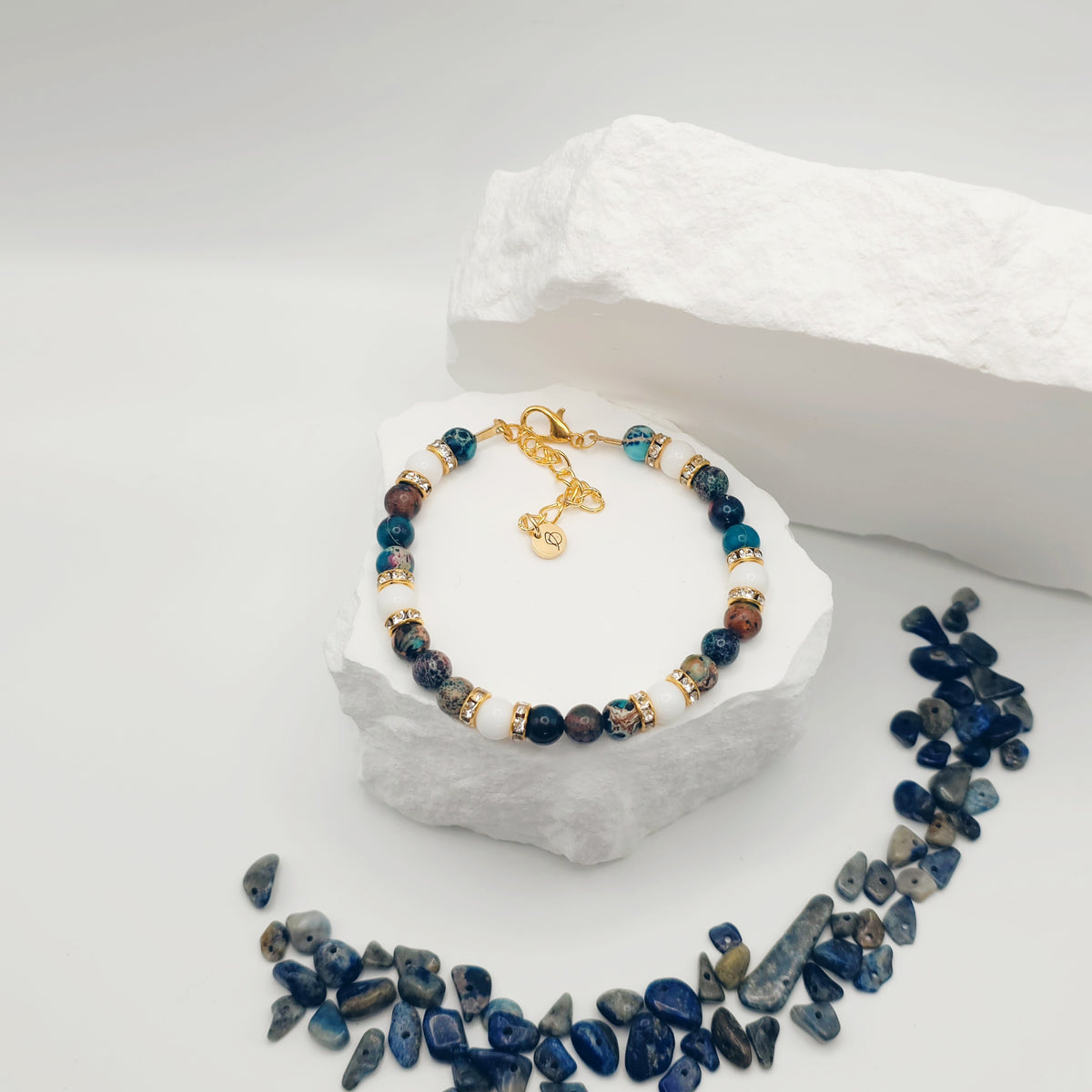 Blue Imperial Jasper Bracelet