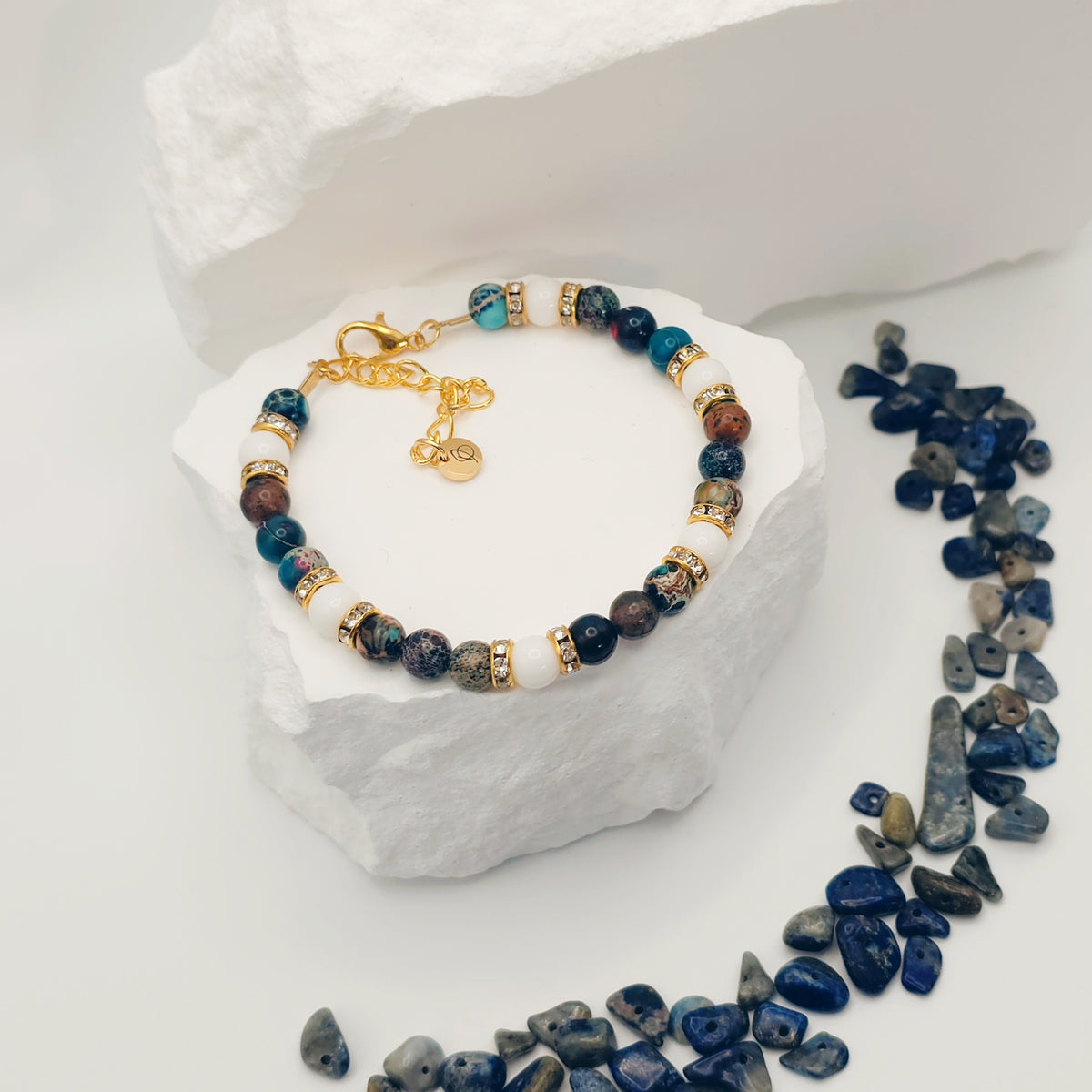 Blue Imperial Jasper Bracelet