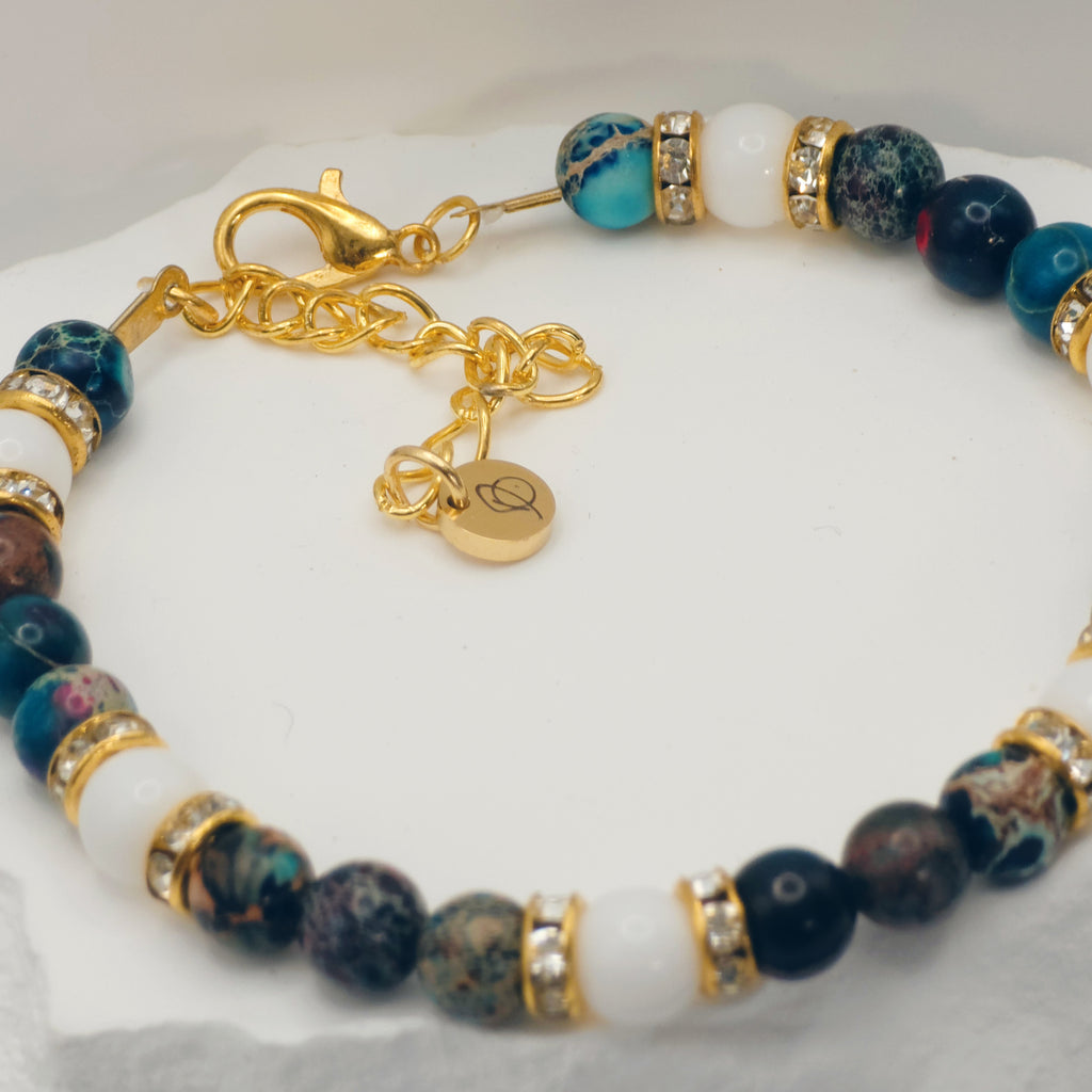 Blue Imperial Jasper Bracelet