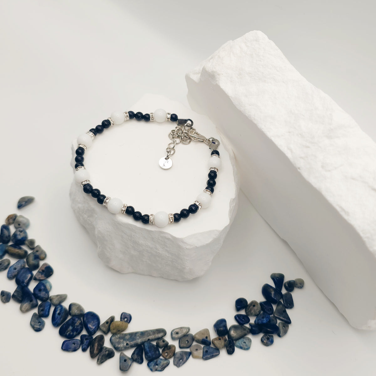 Blue Sandstone Bracelet