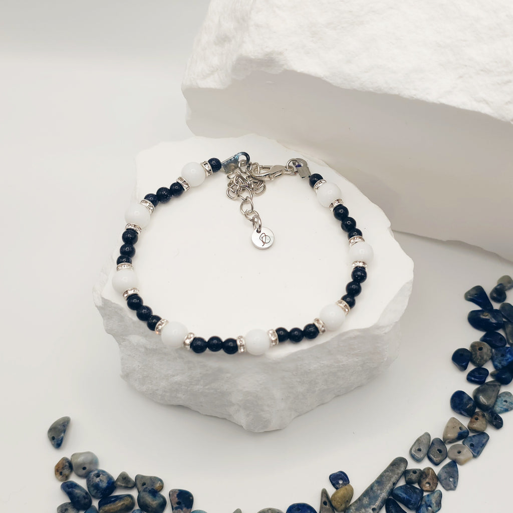 Blue Sandstone Bracelet