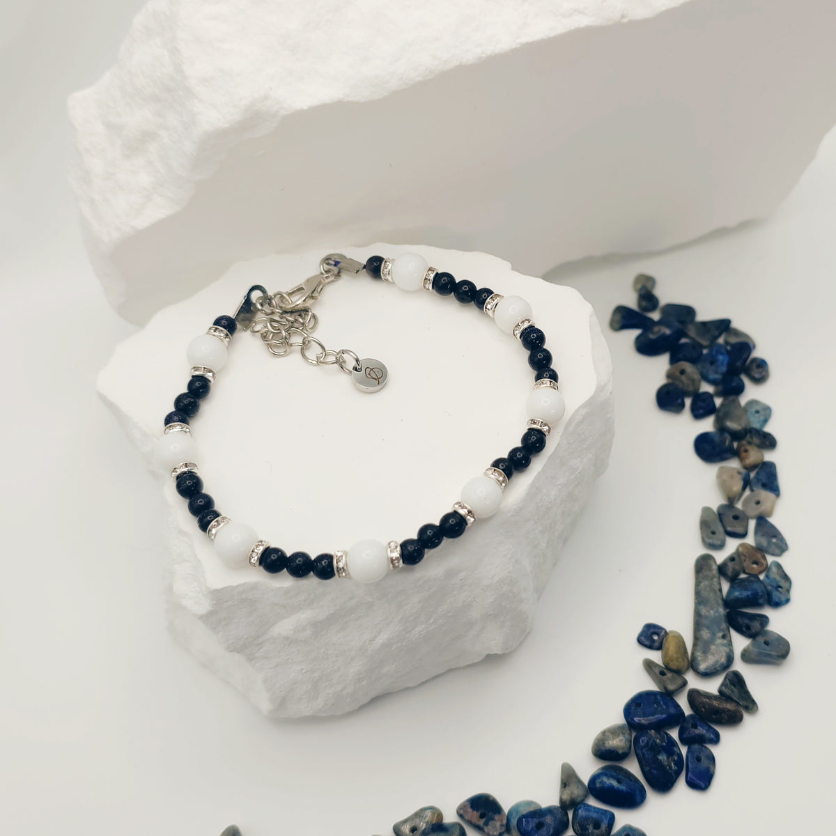 Blue Sandstone Bracelet