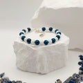 Aquamarine Tigers Eye Beaded Bracelet