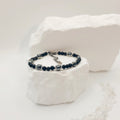 Gold-Sheen Obsidian and Hematite Bracelet [For Enhanced Clarity]