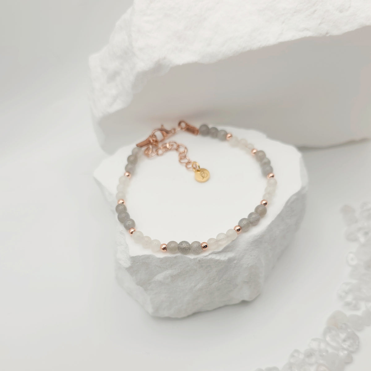 Labradorite and Moonstone Bracelet [For Aligning Your Path]
