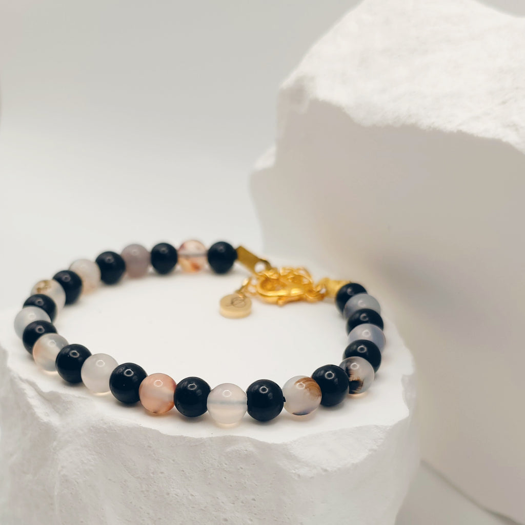 Moss Grass Agate Bracelet