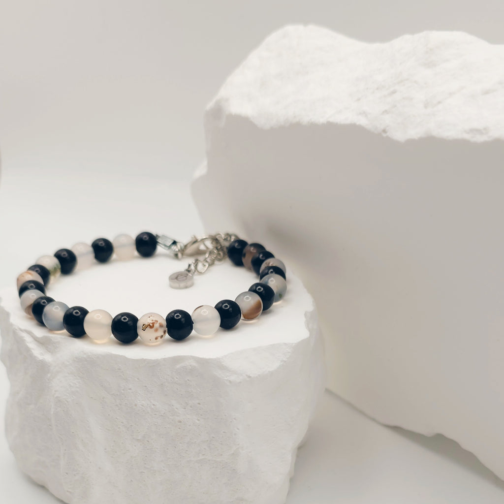 Moss Grass Agate Bracelet