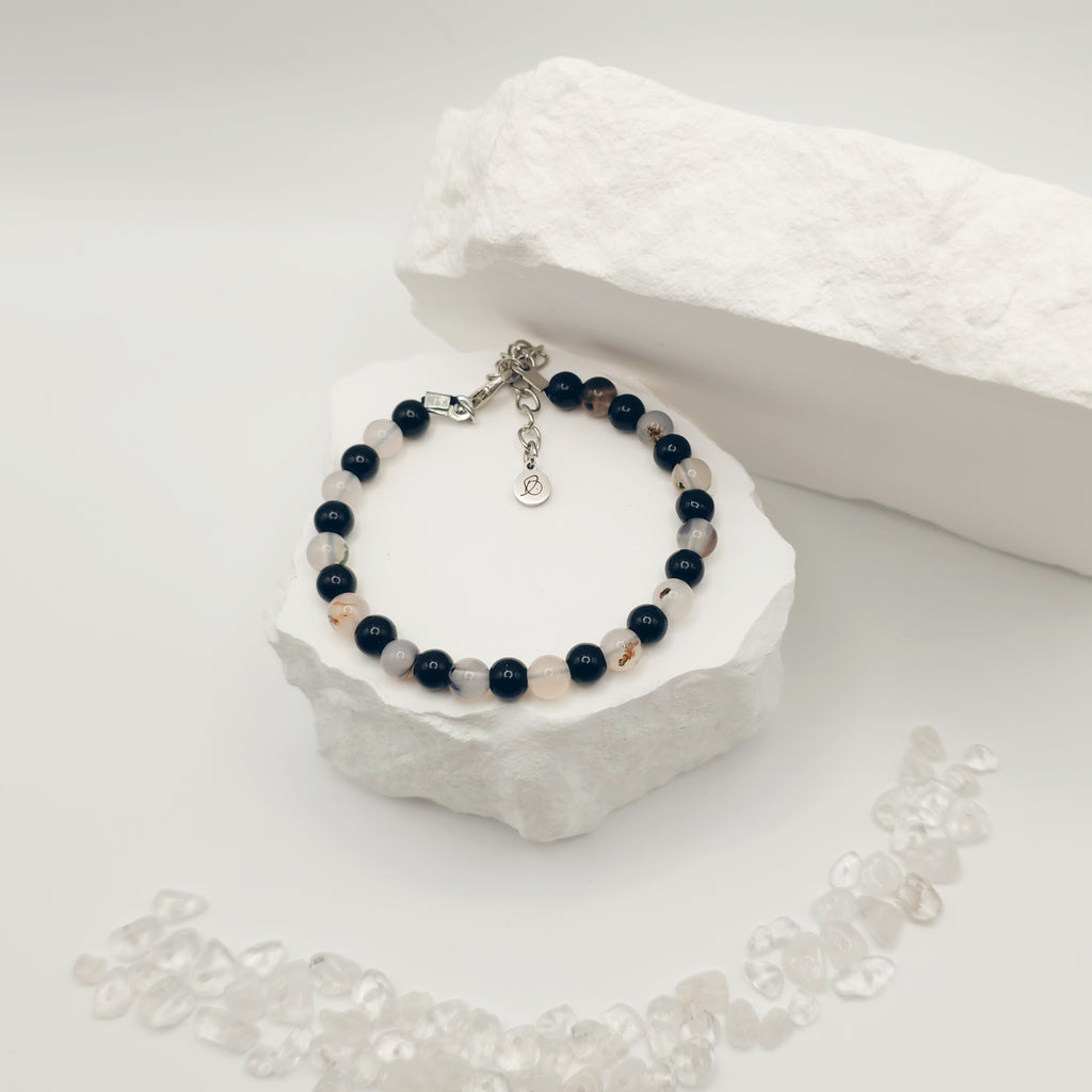 Moss Grass Agate Bracelet
