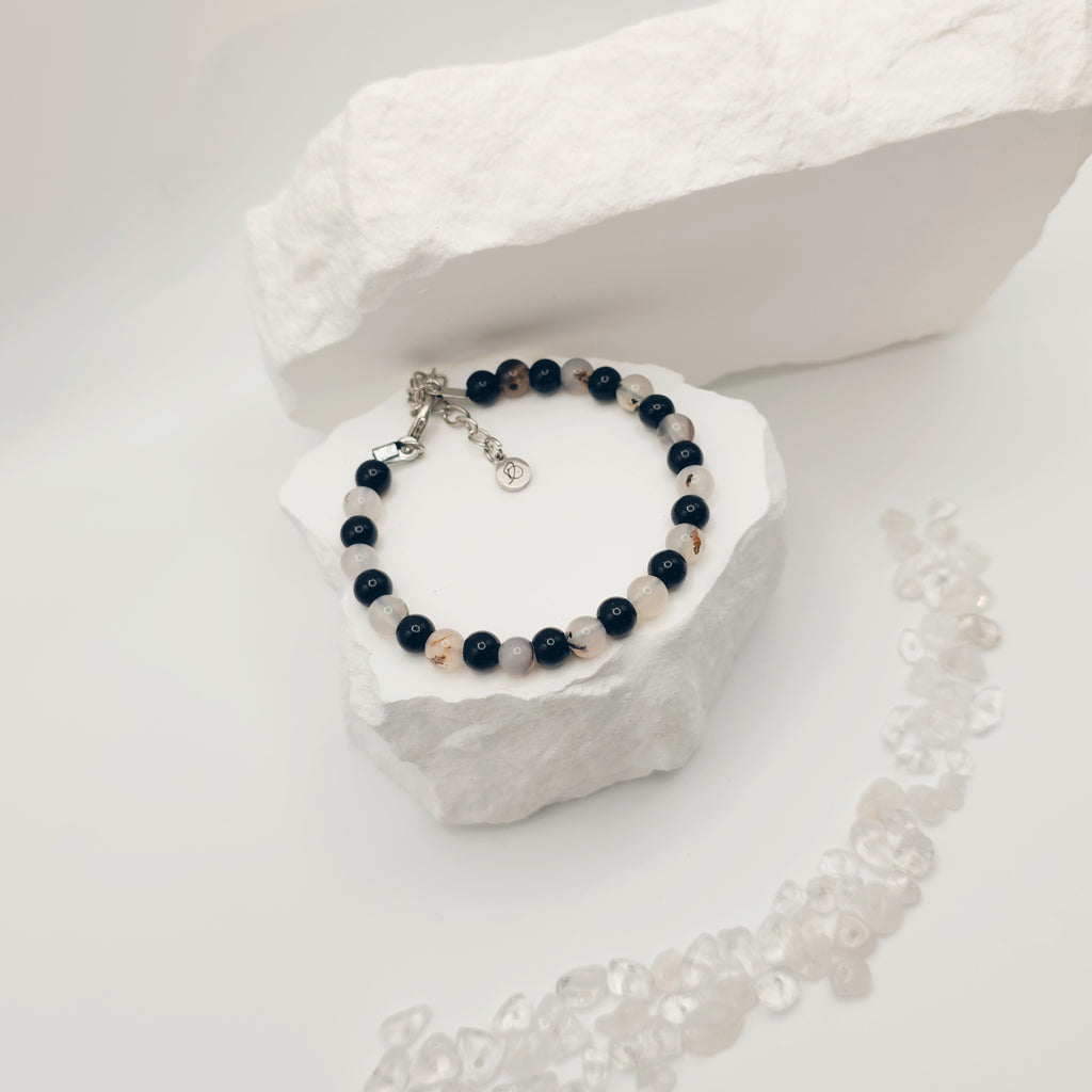 Moss Grass Agate Bracelet